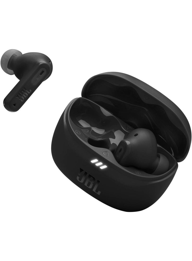 جي بي إل سماعات أذن لاسلكية حقيقية JBL Tune Beam 2، بمحرك ديناميكي 10 مم، صوت جهير نقي مع صوت مكاني، خاصية إلغاء الضوضاء التكيفية، تقنية الصوت المحيطي الذكي، اتصال بلوتوث 5.3، أسود - Image 3